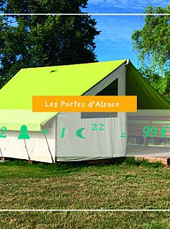 Zelthaus Bungalow, Saverne, Elsass, Frankreich
