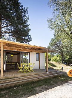 Zelthaus Trapper-tent, Lanobre, Auvergne, Frankreich