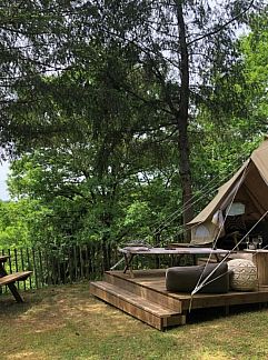 Zelthaus Safari Lodge XL, Saint-Constant, Auvergne, Frankreich