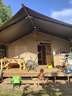 Zelthaus Safari Lodge XL, Saint-Constant, Auvergne, Frankreich
