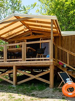 Séjour en tente Cotton Flower Canvas Lodge Comfort, Treignac, Limousin, France