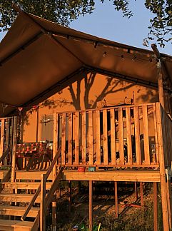 Zelthaus Bell tent «6M», Eymoutiers, Limousin, Frankreich