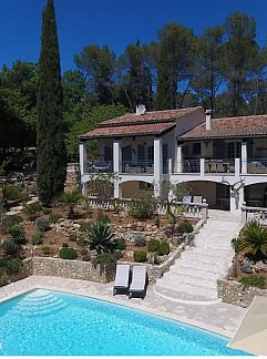 Ferienhaus Vakantiehuis Klimatisiertes Mas Les Heures Bleues mit Pool, Lorgues, Provence / Cote d'Azur, Frankreich