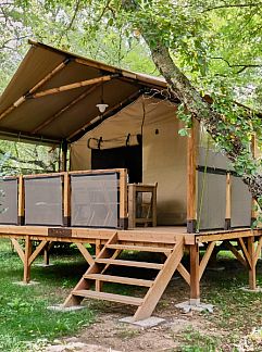 Zelthaus Lodge COSY, Lussas, Rhone-Alphes, Frankreich