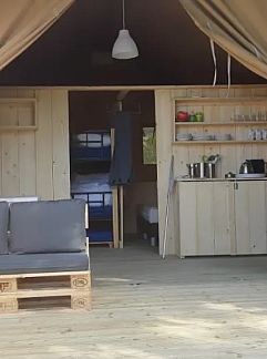 Zelthaus « Wood», Douville, Aquitaine, Frankreich