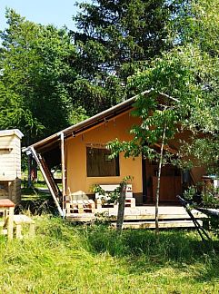 Séjour en tente Lodgetent XL, Orgelet, Franche-Comté, France