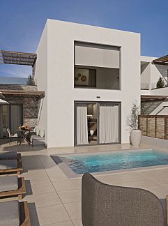 Logement de vacances Vakantiehuis Wunderschönes Privathaus am Meer mit Panoramab, Fragkokastello, Crète, Grèce