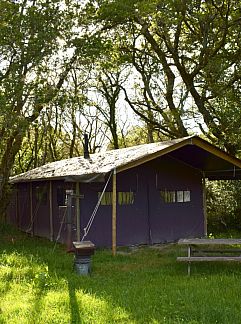 Zelthaus Tenthuisje met warme privédouche naast de tent, Carlton, England, Großbritannien