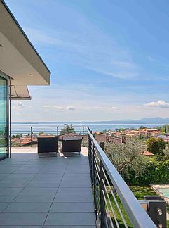 Vakantiewoning Vakantiehuis Schönes Ferienhaus Villetta Batik, Bardolino, Italiaanse meren, Italië