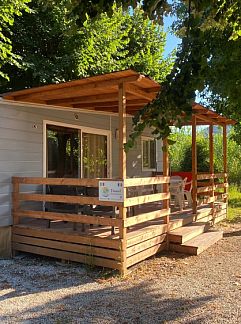 Stacaravan Campingchalet 212 Italië | Camping River Village | Bij zee, Ameglia (sp), Ligurië, Italië