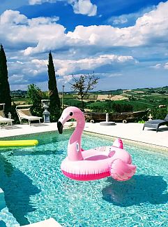 Appartement Appartement Residenz Borgo Offida mit großem Garten, Offida, Umbrien / Marken, Italien