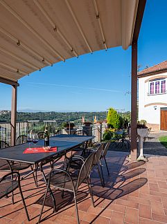 Ferienhaus Vakantiehuis Grappolo + Margherita, Cossombrato, Piemont, Italien