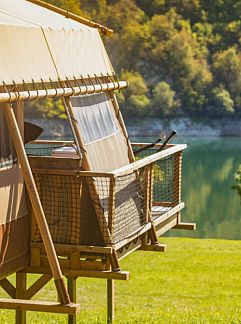 Zelthaus Big Oak Lodge, Arsiè, Veneto / Venedig, Italien