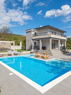 Ferienhaus Vakantiehuis Romantisches Haus in Krušvar mit privatem Pool, Dicmo, Dalmatien, Kroatien