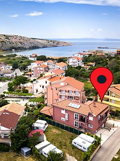 Appartement Appartement Zora, Rab/Lopar, Kvarner, Croatie