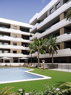 Vakantiewoning Quatre Llunes, Santa Pola, Costa Blanca, Spanje