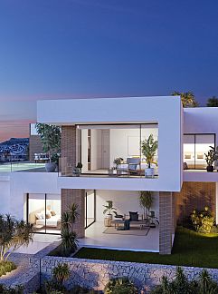 Ferienhaus Geschakelde woning in Cumbre del Sol, Cumbre del Sol, Costa blanca, Spanien