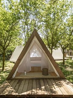 Ferienhaus Mobil Home Family Plus, Santa Cristina d'Aro, Costa Brava, Spanien