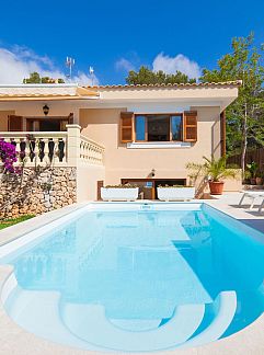 Vakantiewoning Vakantiehuis Villa Es Morro de sa Carabassa - Der Pool verf?, Cala Romántica, Mallorca, Spanje