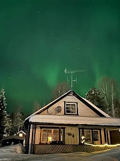 Logement de vacances Vakantiehuis Villa Davvi Dállu, Vidsel, Norland, Suède