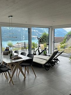 Apartment Appartement Huus Chloster, Apt Niesen, Krattigen, Berner Oberland, Switzerland