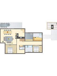 Bungalow Het Land van Bartje | 6-persoons hoevewoning | 6D6, Ees, Noord Drenthe, 