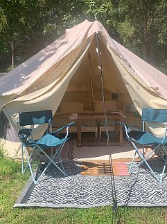 Tenthuis Carvalho 4 Meter XL Bell Tent, Candemil, Noord Portugal, Portugal