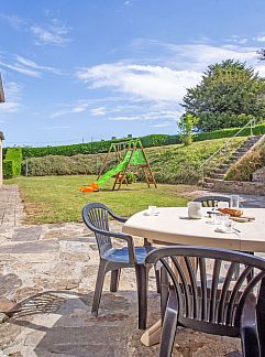 Ferienhaus Vakantiehuis Charmantes Holzhaus in einer grünen Umgebung, Portbail, Basse Normandie, Frankreich