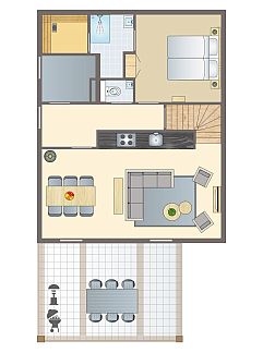 Bungalow 4-persoons woning | 4L1, Witmarsum, Het Friese platteland, 