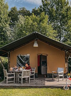 Séjour en tente Safaritent + sanitair, Lattrop, Twente, 