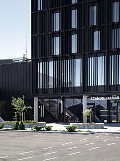 Appartement Hedmarktoppen, Hamar, Ost-Norwegen, Norwegen