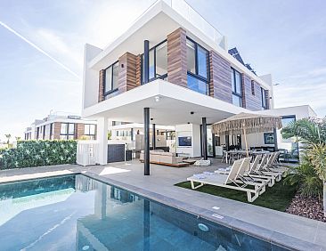 Vakantiehuis Protaras Aqua Pearl Villa AQ18 mit Poolheizung