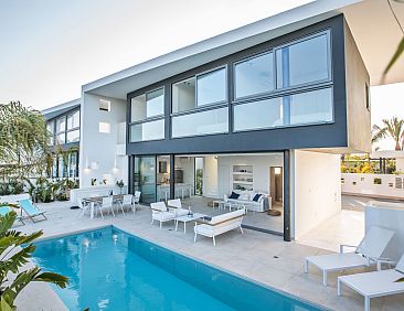 Vakantiehuis Neue, moderne 3-Schlafzimmer-Villa mit privatem