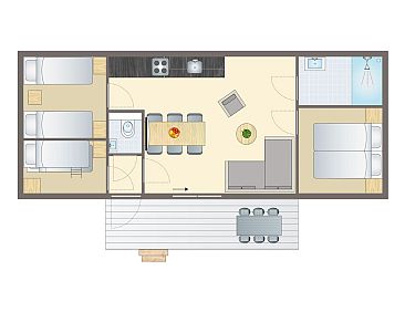 Sluftervallei | 6-persoons mobile home | 6MH