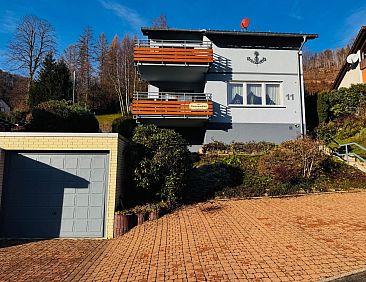 Vakantiehuis Freistehendes Ferienhaus in Sieber mit Terrasse
