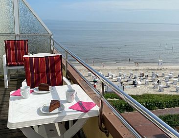 Appartement Penthouse mit Meerblick direkt am Strand