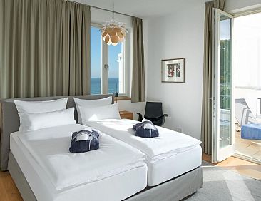 Appartement Strandnahe Ferienwohnung Meerselig mit Balkon