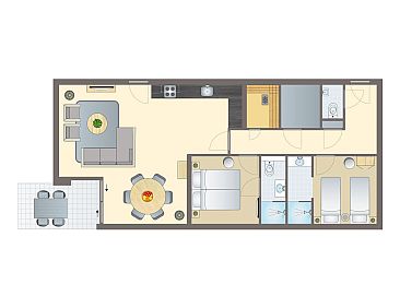 4-persoons appartement | 4L2