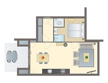 2-persoons appartement | 2C