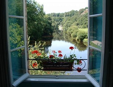 Appartement Unterkunft mit eigenem Garten und Blick auf den 