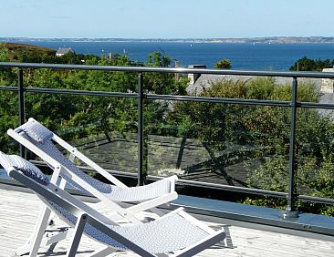 Vakantiehuis mit Blick auf das Wasser