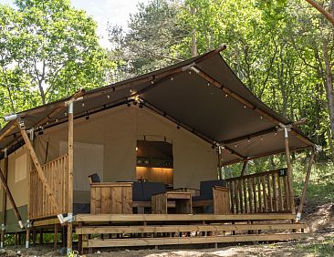 Safari Lodge LUXE met sanitair