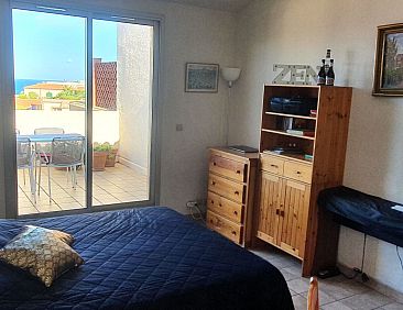 Appartement Kleines Studio mit tollem Blick auf das Meer