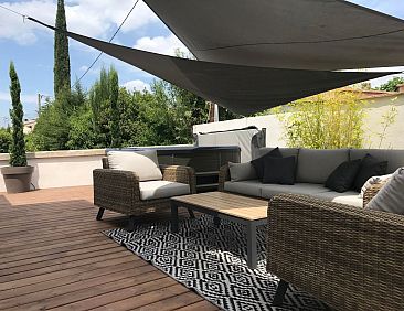 Vakantiehuis Villa mit Garten, Grill und Terrasse