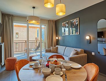 Appartement Odalys Collection Mont d'Auron vue mont.