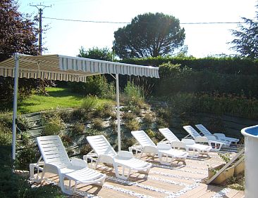 Vakantiehuis Doppelzimmer - Gartenblick