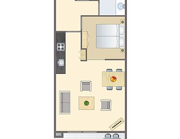 Vitamaris | 2-4-persoons appartement | 2-4B2