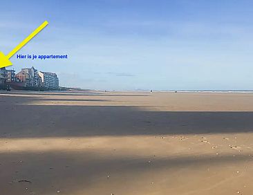 Vrij zicht op strand en zee