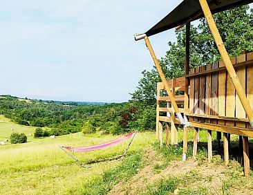 Safaritent met badkamer