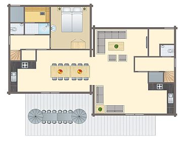 Mooi Zutendaal | 12-persoons bungalow | 12C1